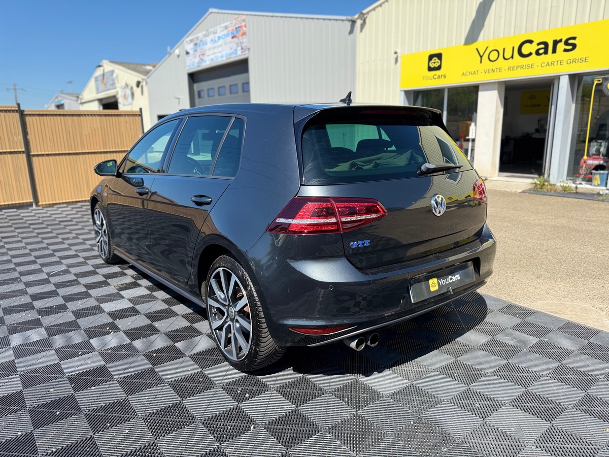 Volkswagen Golf GTE 7 1.4 TSI 204 Hybrid DSG6 150 cv - CAMERA DE RECUL - REGULATEUR ADAPTATIF