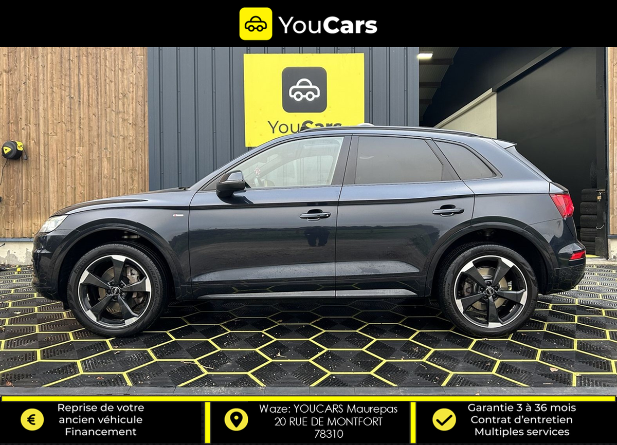 Audi Q5 S LINE 2.0 TDI Quattro S-Tronic7 190 cv ENTRETIEN AUDI - TOIT OUVRANT -  VIRTUAL COCKPIT