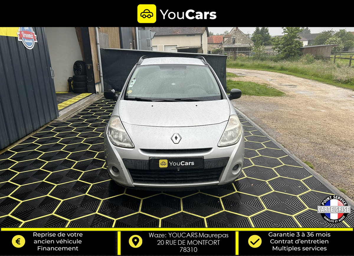 RENAULT Clio III Estate Phase 2 1.5 dCi 68 cv ENTRETIEN EXCLUSIF RENAULT - COURROIE DE DIST FAITE