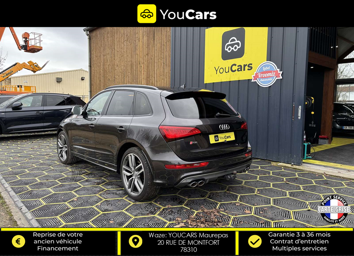 Audi SQ5 3.0 TDI V6 Quattro Tiptronic8 313 cv Boîte auto TOIT OUVRANT CAMERA DE RECUL ATTELAGE