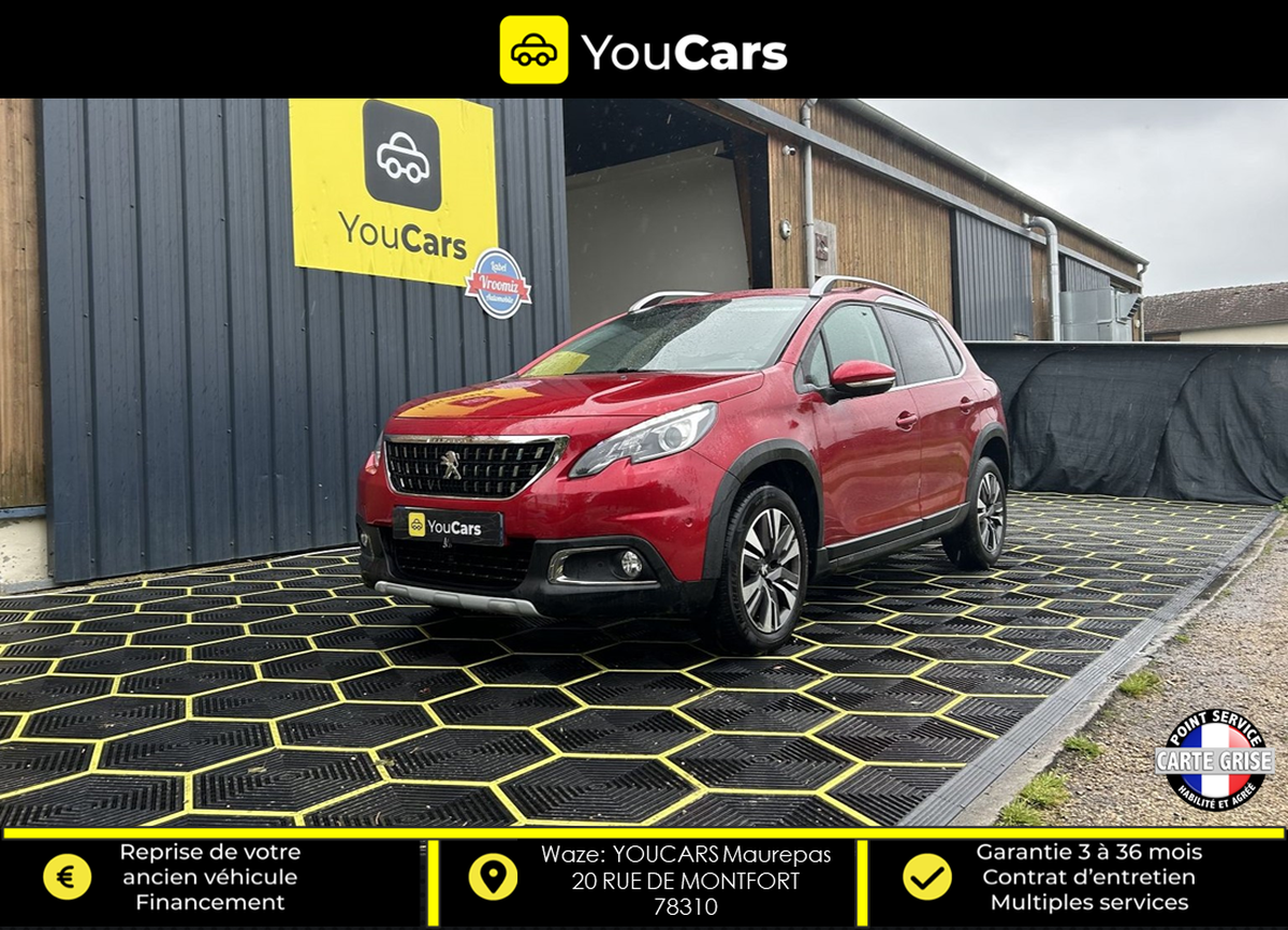 Peugeot 2008 ALLURE 1.2 THP EAT6 110 cv BOITE AUTO - CAMERA DE RECUL