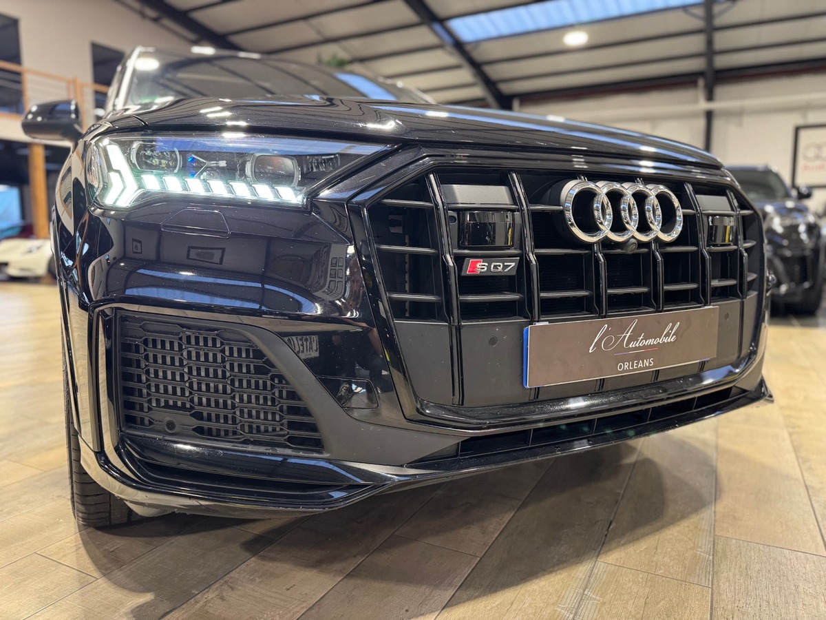 Audi SQ7 4.0 V8 TDI 435ch Quattro 7 places / Bose / 3D Surround View / HU/ Attelage