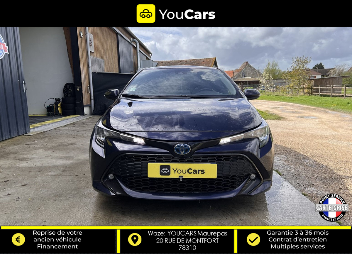 Toyota Corolla 1.8l Hybrid Dynamic 122ch SIEGES CHAUFFANTS AV- CAMERA DE RECUL - APPLE CARPLAY