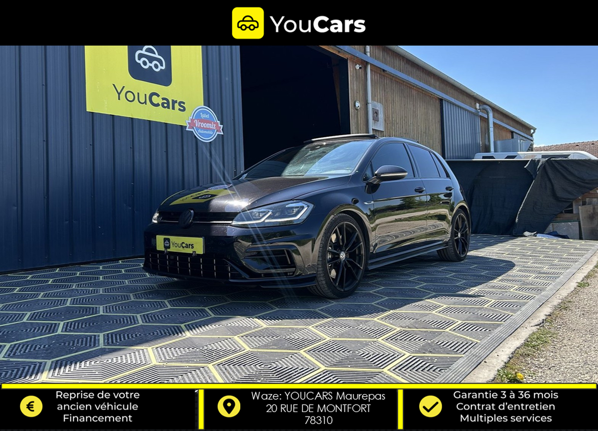 Volkswagen Golf VII 7 R 4Motion R 2.0 TFSi DSG7 300 cv BOITE AUTO - TOIT OUVRANT - VIRTUAL COCKPIT
