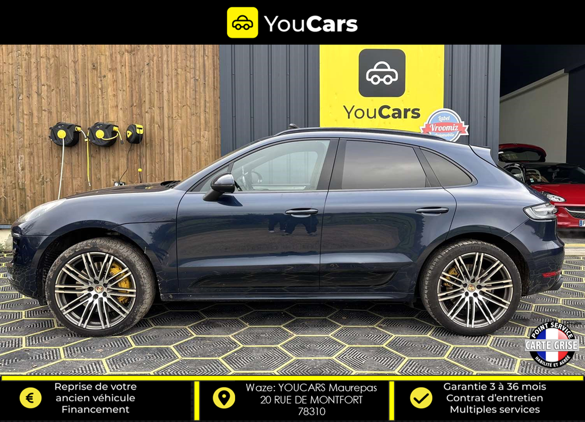 Porsche Macan Turbo 3.6 V6 Turbo AWD PDK 400 cv Boîte auto TOIT OUVRANNT