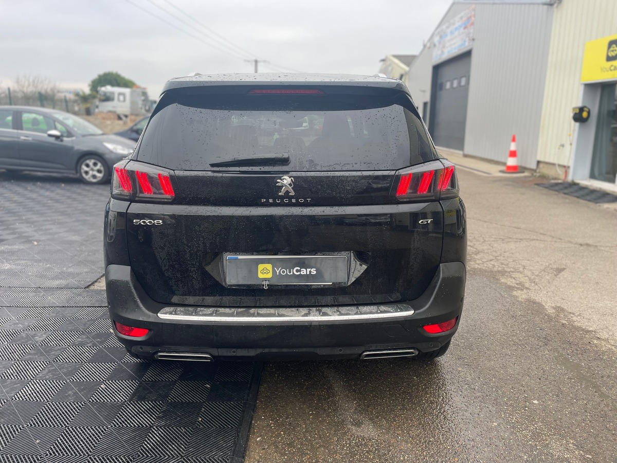 Peugeot 5008 GT 2.0 BlueHDi EAT8 177cv Boîte auto CARPLAY - RIEN A PREVOIR - DEMARRAGE SANS CLE