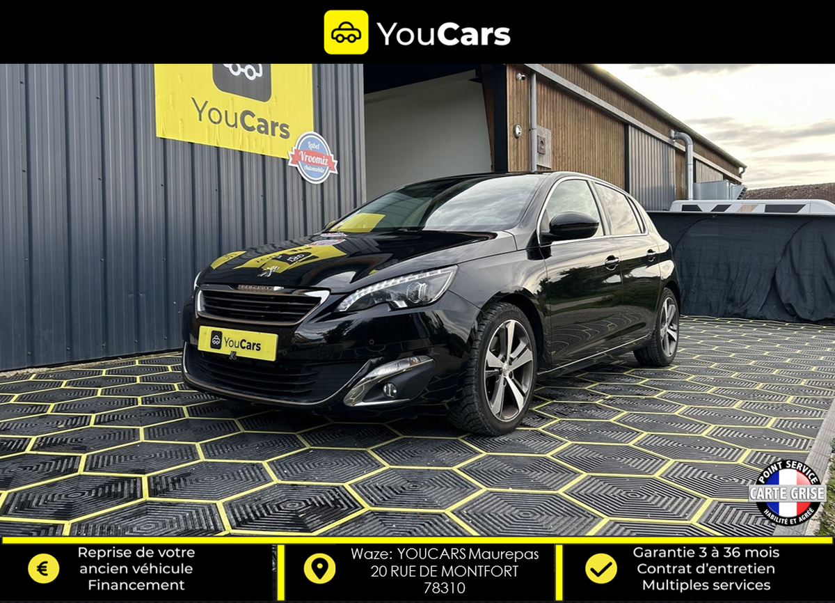 Peugeot 308 FELINE 2.0 BlueHDi 150 cv BOITE AUTO - TOIT PANORAMIQUE - CAMERA DE RECUL