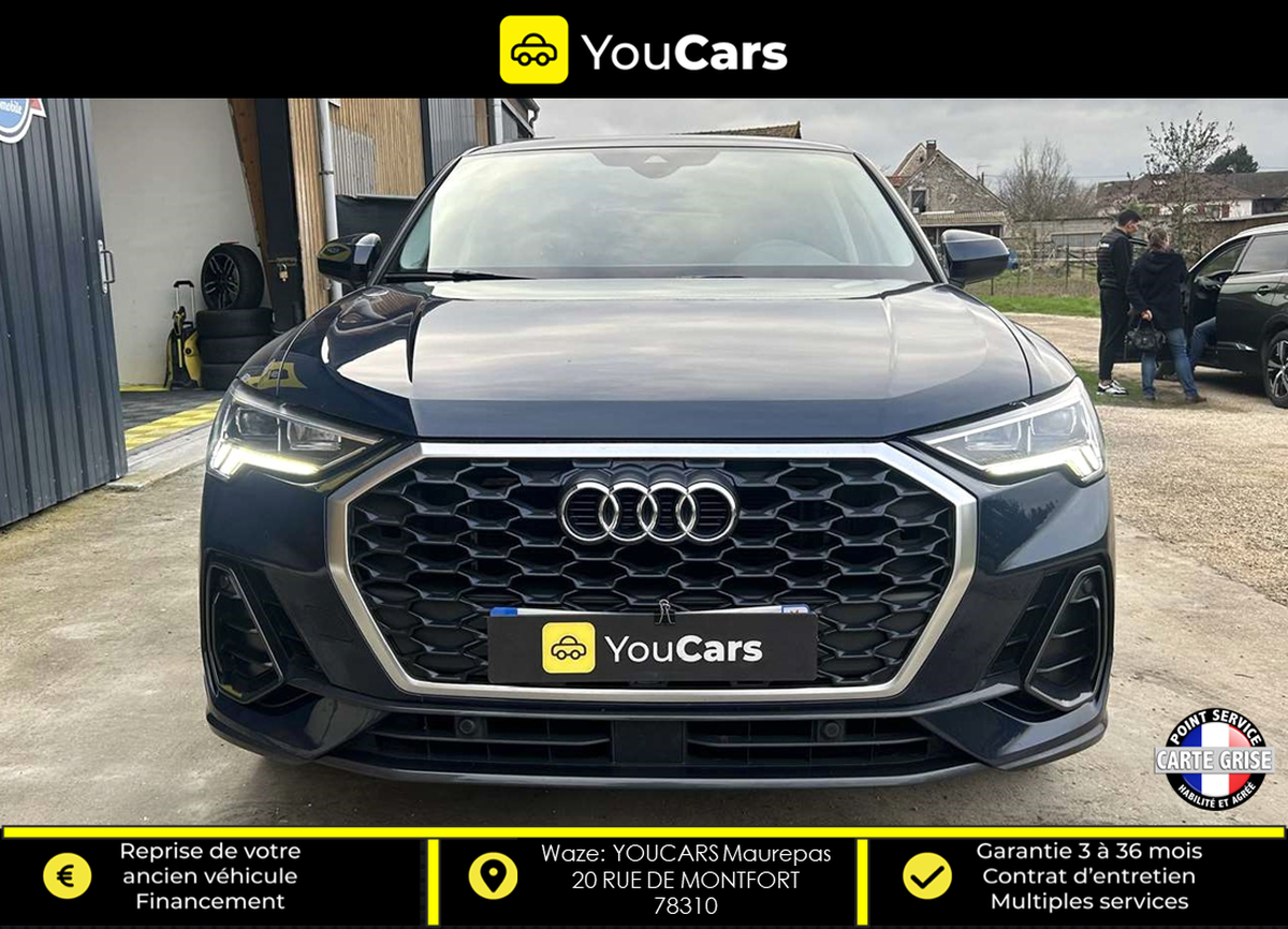 Audi Q3 Sportback 35 Tdi 150 cv S TRONIC 7 ENTRETIEN AUDI CAMERA DE RECUL INTERIEUR CUIR VIRTUAL