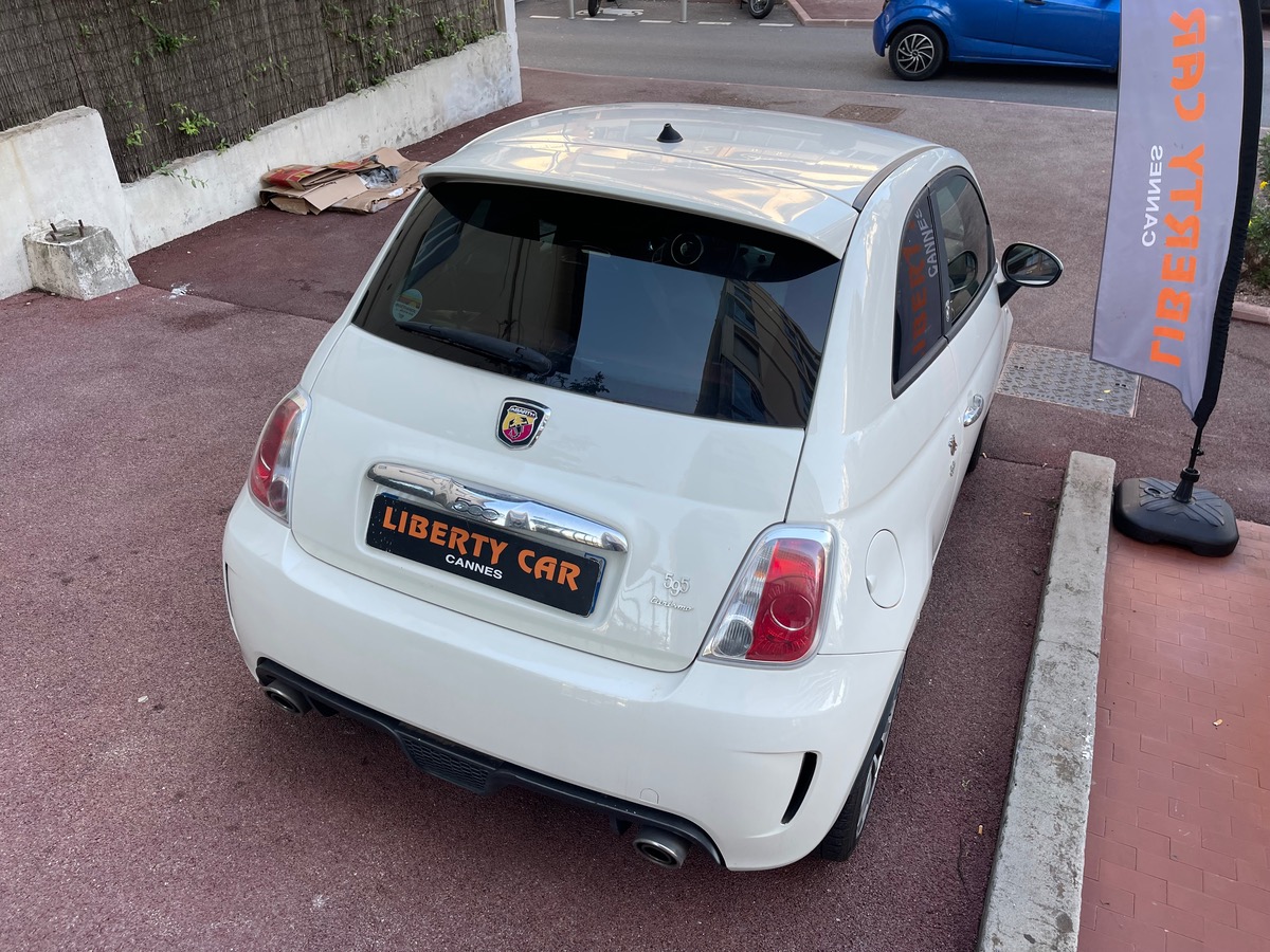 Abarth 500 160 CV Turismo / Reprogrammée Bio Ethanol / Intérieur Cuir Rouge