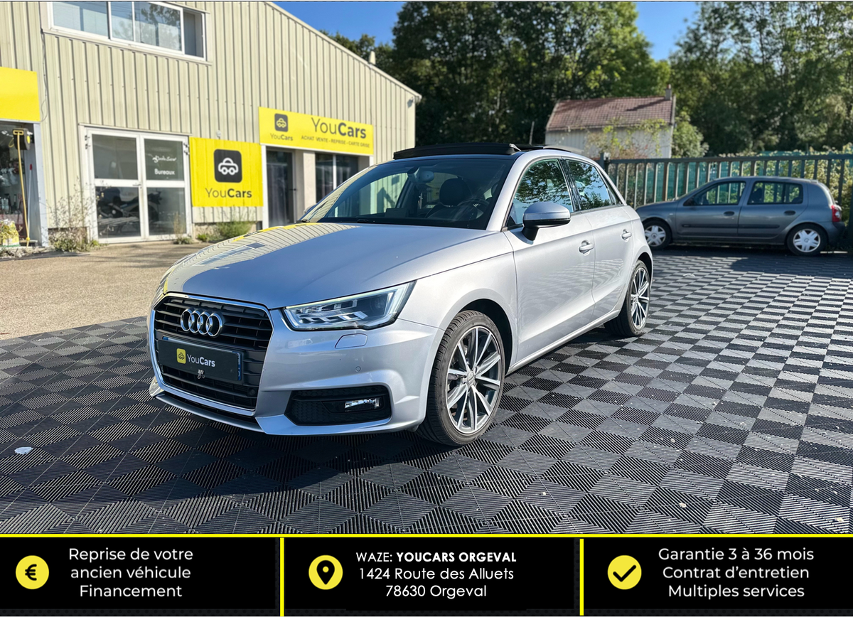 Audi A1 Sportback 1.4 TSI S-Tronic 125 cv Boîte auto - AMBITION LUXE - TOIT OUVRANT - FULL CUIR