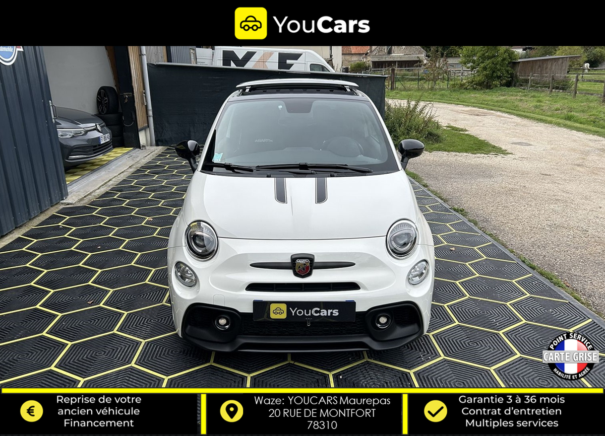 Fiat 500 Abarth 595 COMPETIZIONE MCA 1.4 TB 180 cv TOIT OUVRANT - ENTRETIEN FIAT - CARPLAY