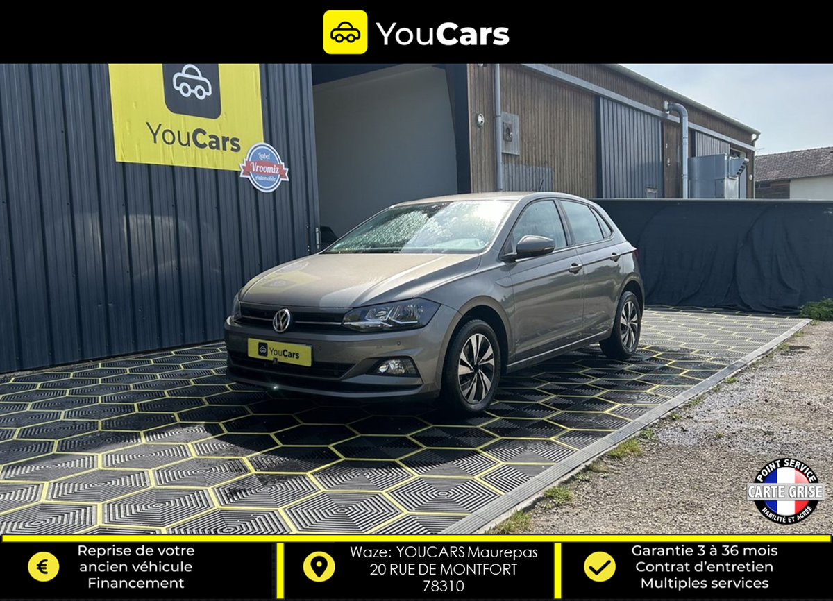 Volkswagen Polo VI 1.6 TDI BMT 95 cv CARPLAY - RADAR DE RECUL - GPS