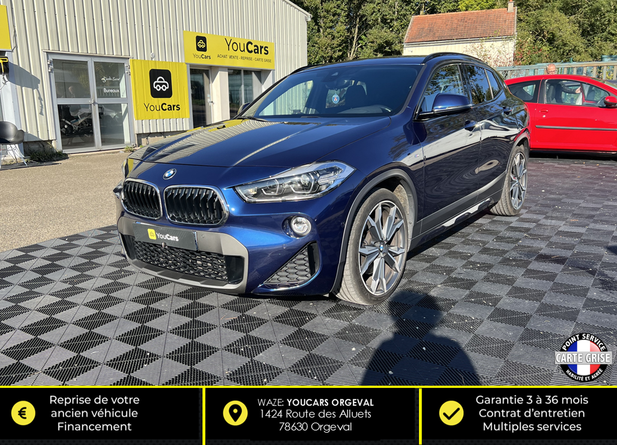 Bmw X2 20d xDrive 2.0 d 16V 190 cv Boîte auto - AFFICHAGE TETE HAUTE - SIEGES CHAUFFANTS