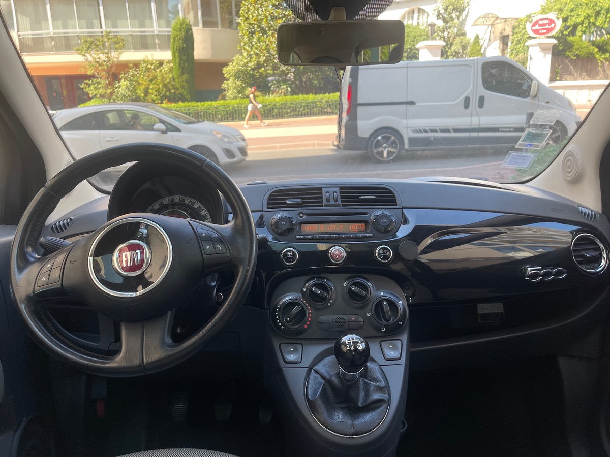 Fiat 500 1.3 MJTD 75 cv / Clim / Courroie De  Distribution Neuve / Finition Lounge / Jantes