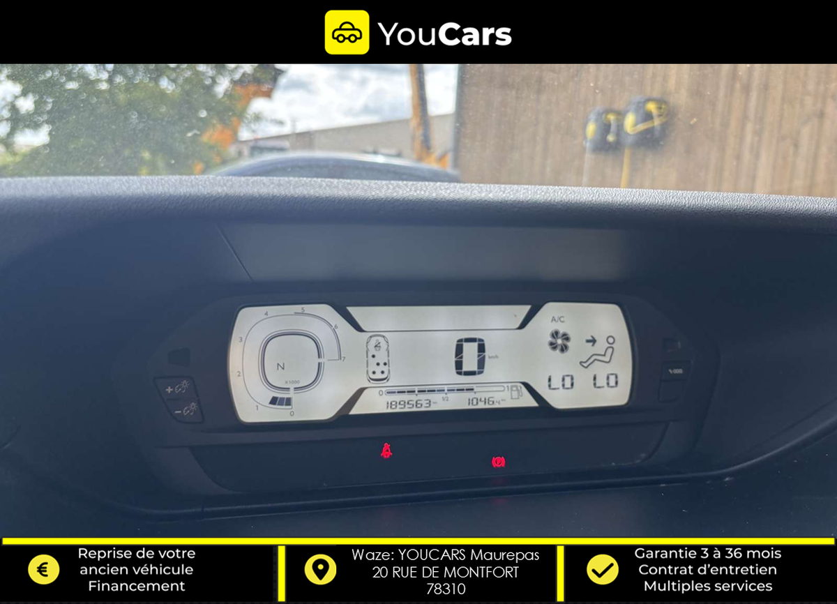 Citroën C4 Grand Picasso II 1.6 e-HDi FAP ETG6  115 cv RADAR DE RECUL 7 PLACES