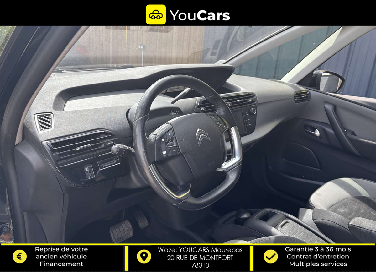 Citroën C4 Grand Picasso II 1.6 e-HDi FAP ETG6  115 cv RADAR DE RECUL 7 PLACES