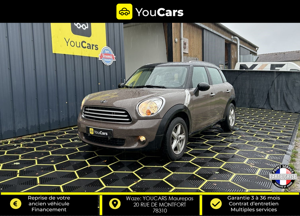 Mini Cooper Countryman 1.6 D 112 cv RADAR DE RECUL