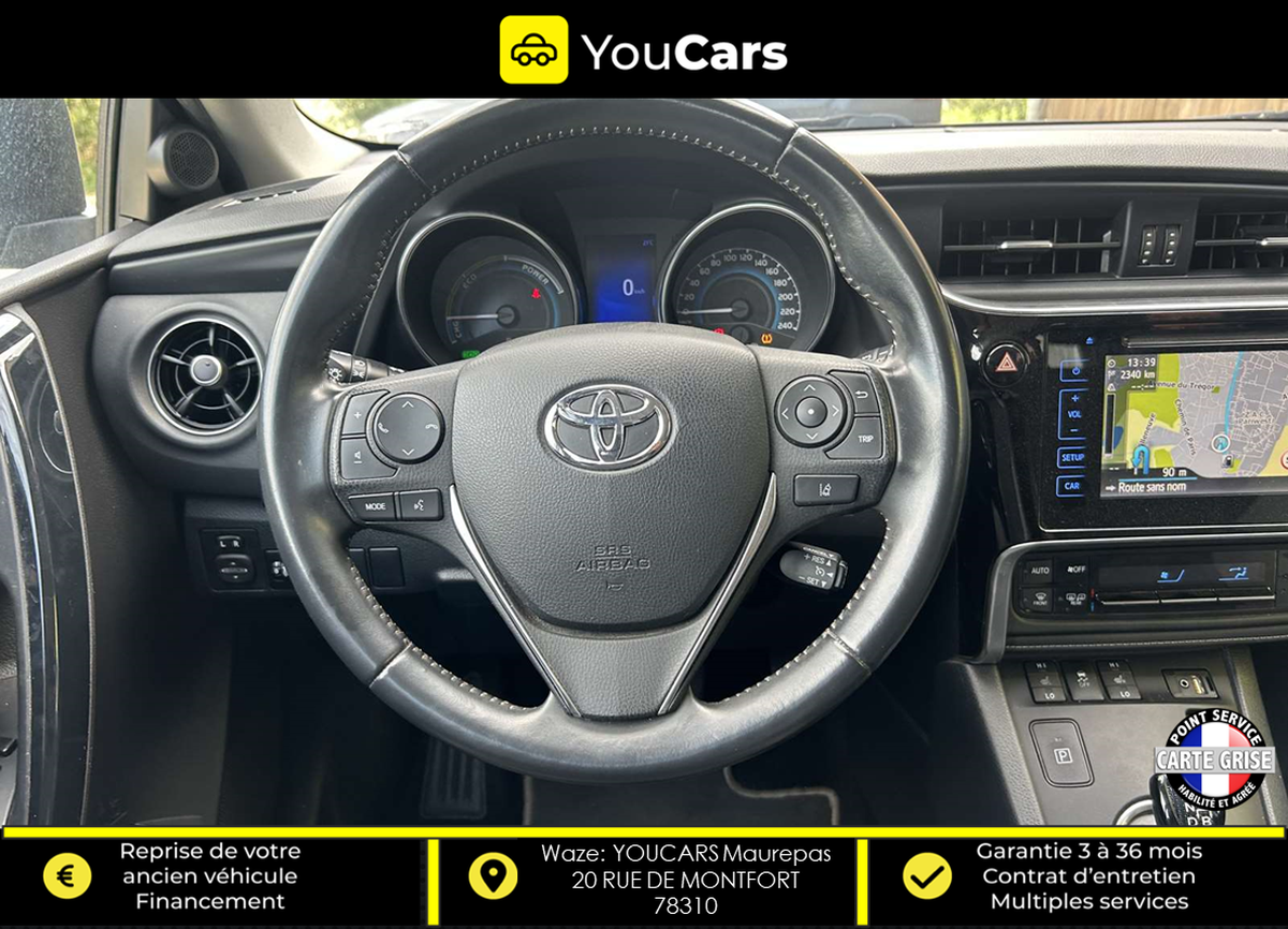 Toyota Auris Touring Sports 1.8 HSD 136 cv Boite Auto ENTRETIEN COMPLET CAMERA DE RECUL