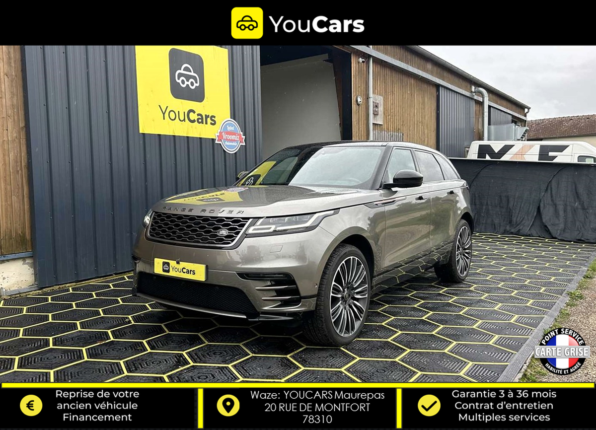 Land-Rover Range Rover Velar R-DYNAMIC D240 2.0 4WD 240 cv Boîte auto ENTRETIEN LAND ROVER