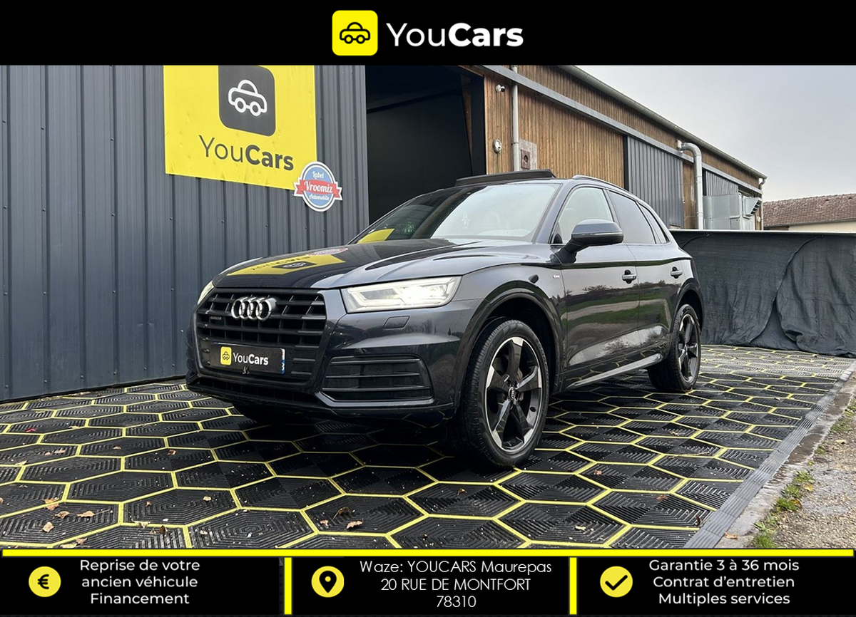 Audi Q5 S LINE 2.0 TDI Quattro S-Tronic7 190 cv ENTRETIEN AUDI - TOIT OUVRANT -  VIRTUAL COCKPIT