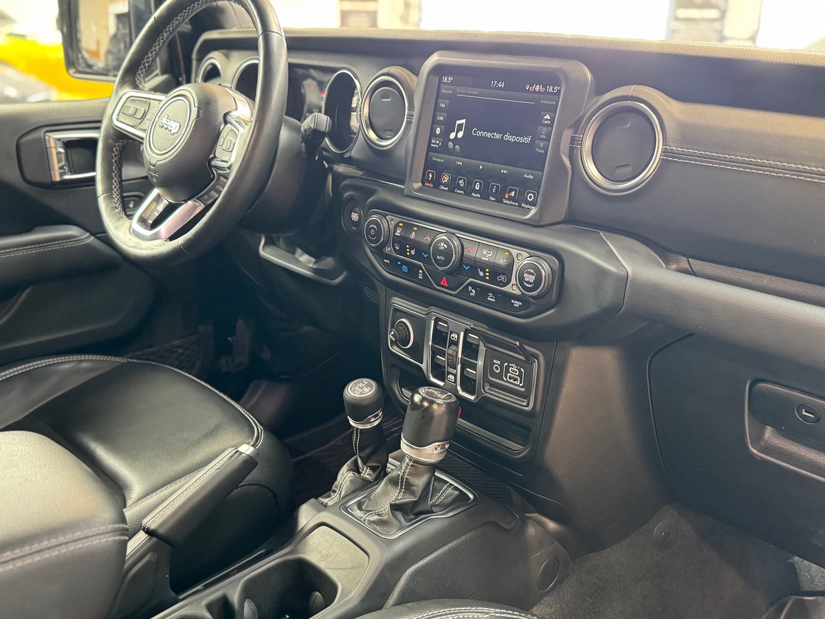 Jeep Wrangler 4XE 380CV UNLIMITED 4X4 OVERLAND JANTE RIDGE RUGGED 17°/CAM/ALPINE