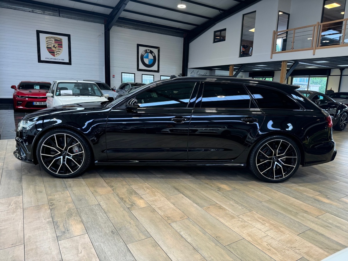 Audi RS6 AVANT PERMORMANCE  V8 4.0 QUATTRO 605cv FULL BLACK CARBONE IMMAT FR  MILLTEK x