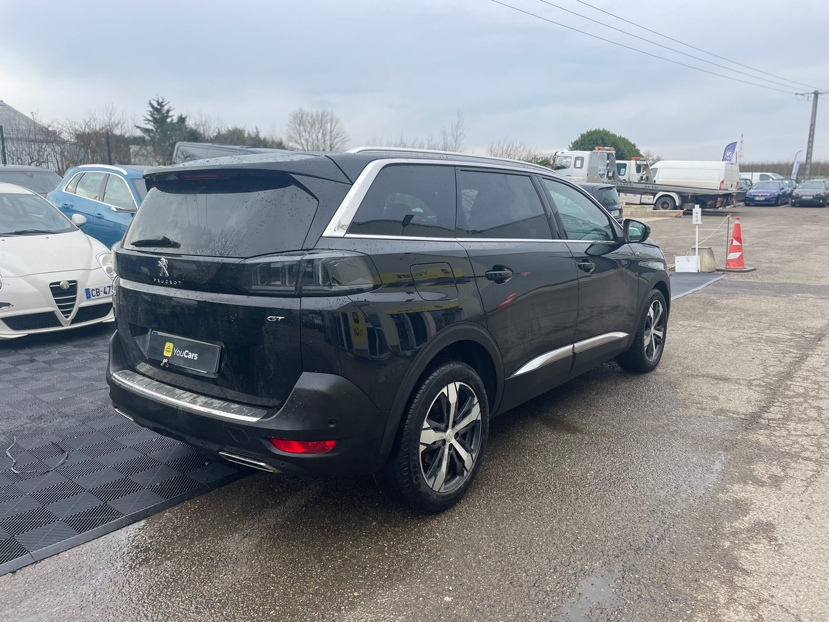 Peugeot 5008 GT 2.0 BlueHDi EAT8 177cv Boîte auto CARPLAY - RIEN A PREVOIR - DEMARRAGE SANS CLE