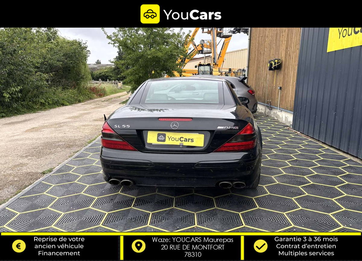 Mercedes-Benz Classe SL 55 AMG 5.4 i V8 476 cv Boîte auto