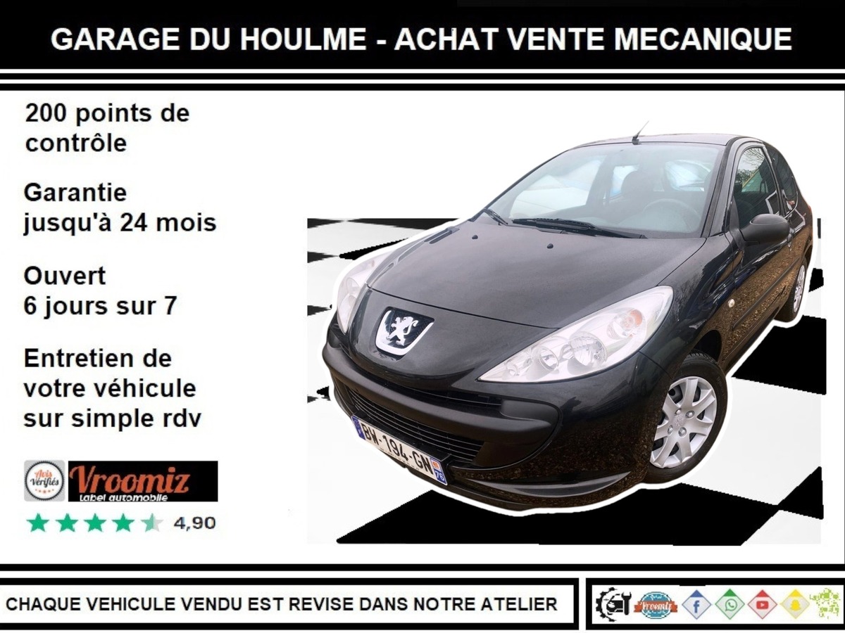 Peugeot 206 +    1.1 Essence 114mKms Distribution neuve Embray