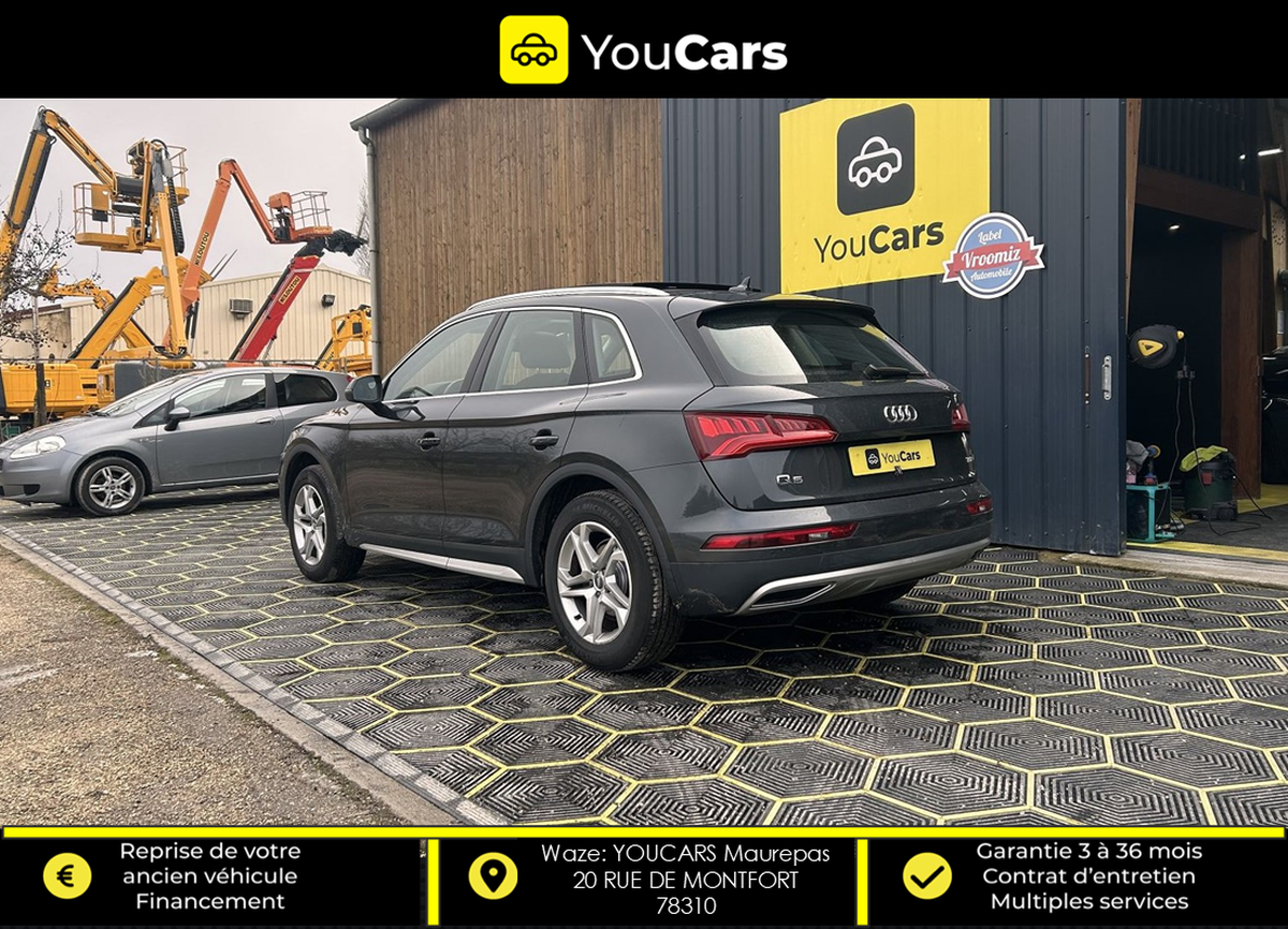 Audi Q5 DESIGN LUXE 2.0 TDI 150 cv TOIT OUVRANT - SIEGES ELECTRIQUE CHAUFFANTS - CARPLAY