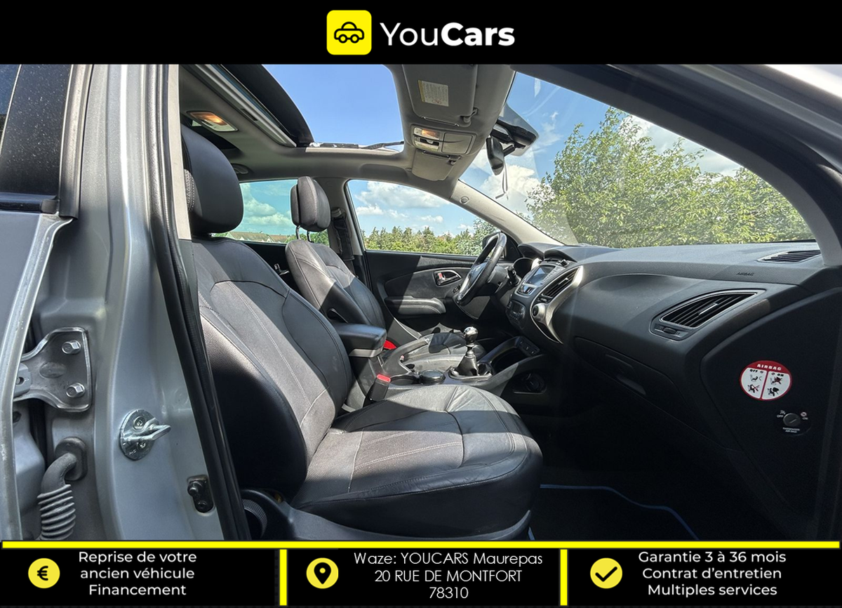 Hyundai ix35 PACK PREMIUM 1.7 CRDi 115 cv TOIT OUVRANT - SIEGES CHAUFFANTS AV/AR - GPS