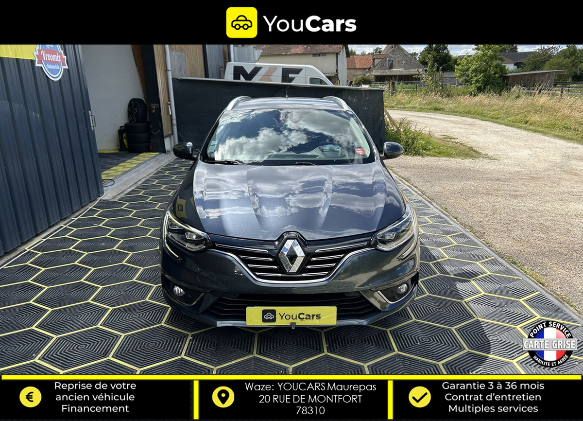 RENAULT Megane IV ESTATE INTENS 1.3 TCe GPF EDC7 140 cv AFFICHAGE TETE HAUTE - CAMERA DE RECUL