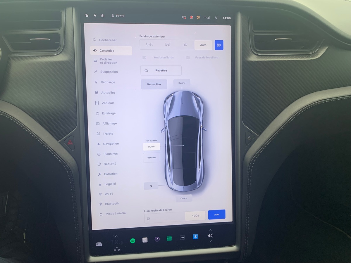 Tesla Model S 100D FULL SELF DRIVING | HW3 | TOIT OUVRANT PANORAMIQUE