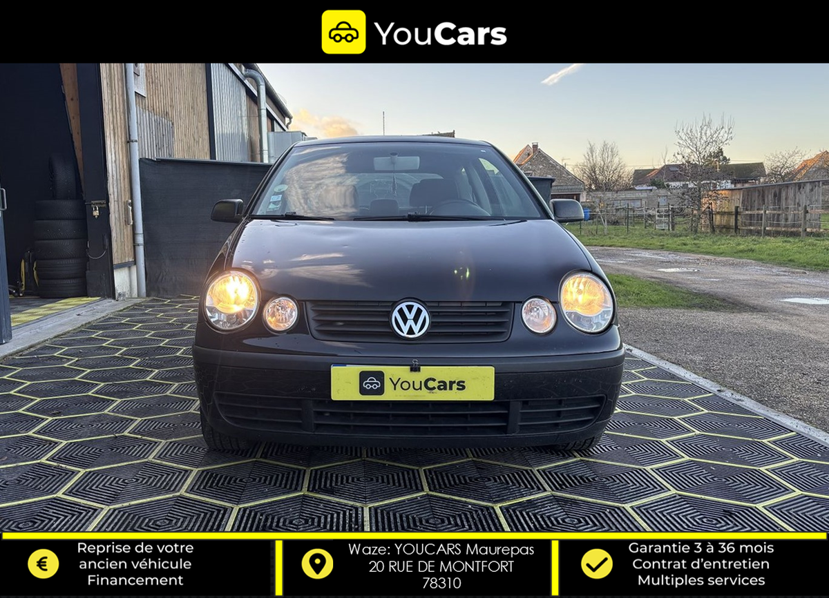 Volkswagen Polo IV 1.2 i 64cv IDEAL JEUNE PERMIS ENTRETIEN COMPLET