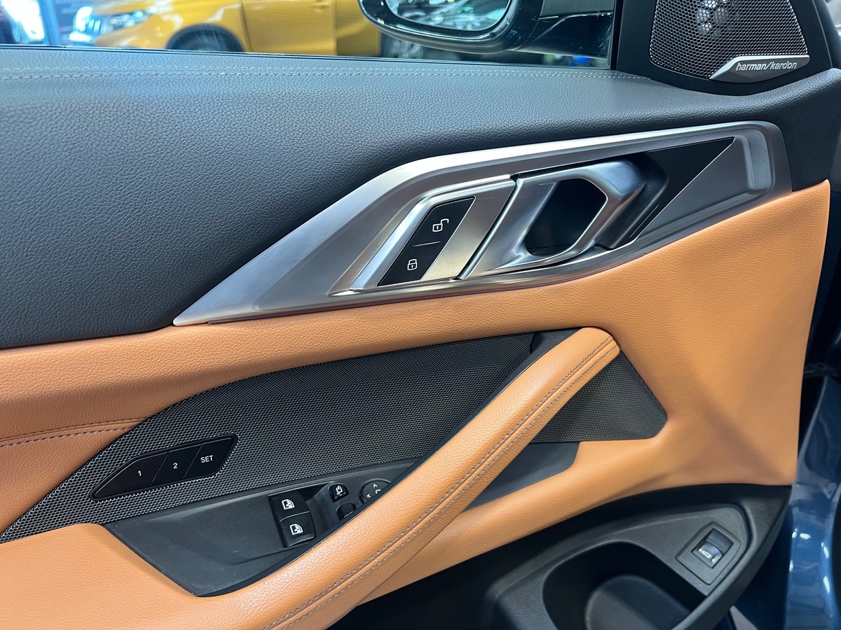 Bmw Série 4 Coupé (G22) M440I XDRIVE 374 BVA8 / Arctic Race Blue/Toit Pano