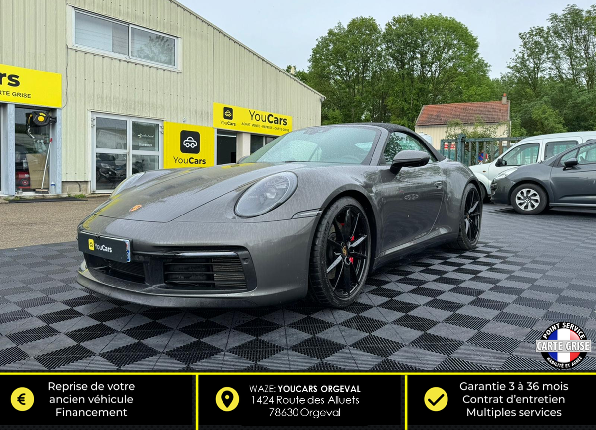 Porsche 911 Carrera S (992) Cabriolet 3.0 DFI 24V FAP PDK 450 cv Boîte auto