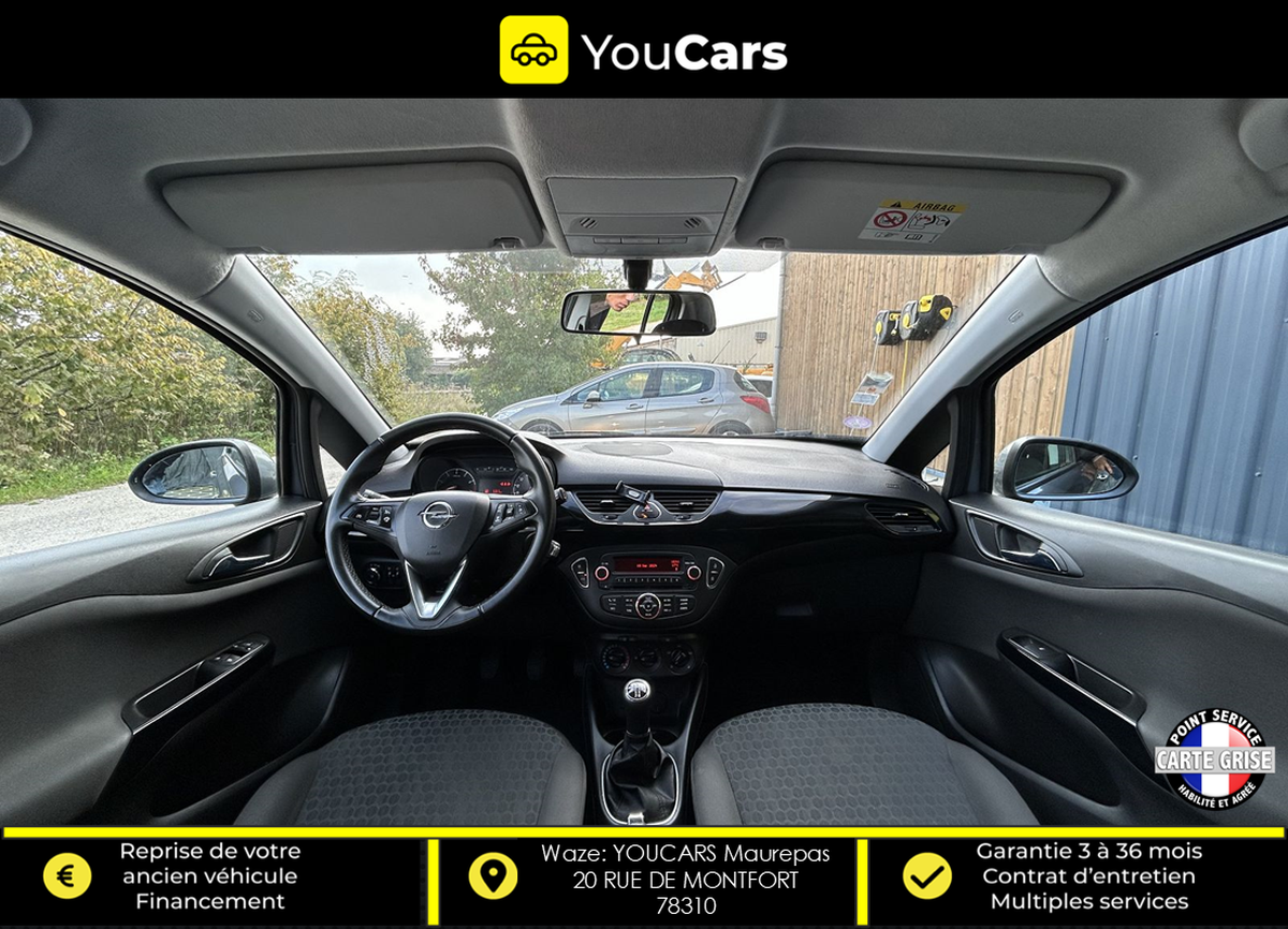 Opel Corsa 5 Portes 1.4 i 90 cv FACTURE D'ENTRETIEN - BLUETOOTH MUSIC