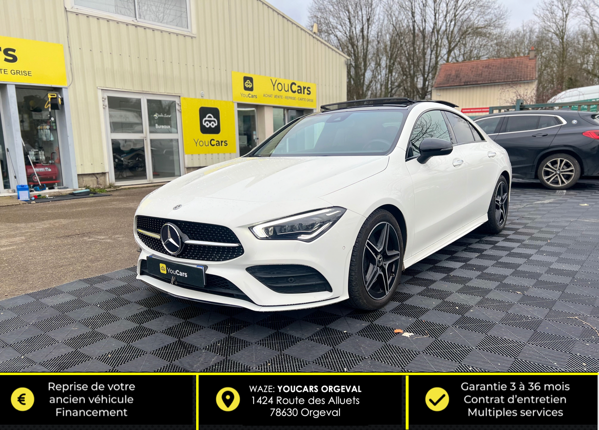 Mercedes Benz CLA Coupé 200 d 2.0 d 8G-DCT 150 cv PACK AMG - TOIT OUVRANT - PACK LED