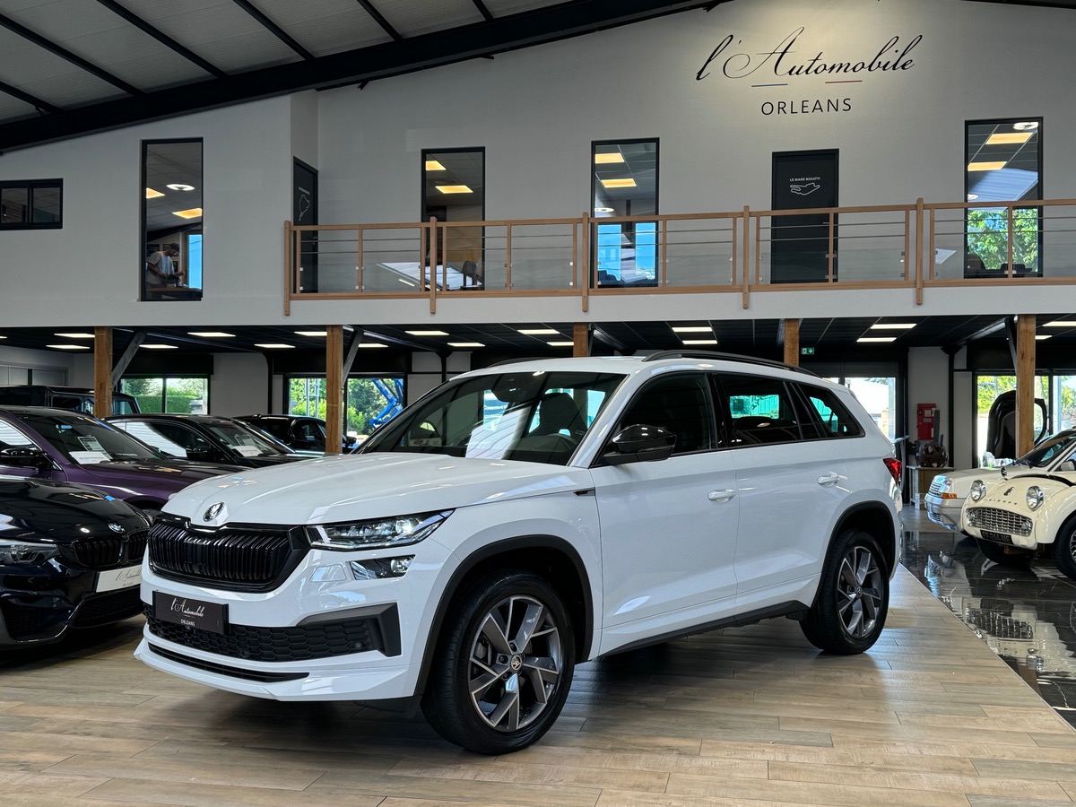 Skoda Kodiaq 2.0 TDI 150CV SCR SPORTLINE DSG7 4X4 7 PLACES 1ERE MAIN