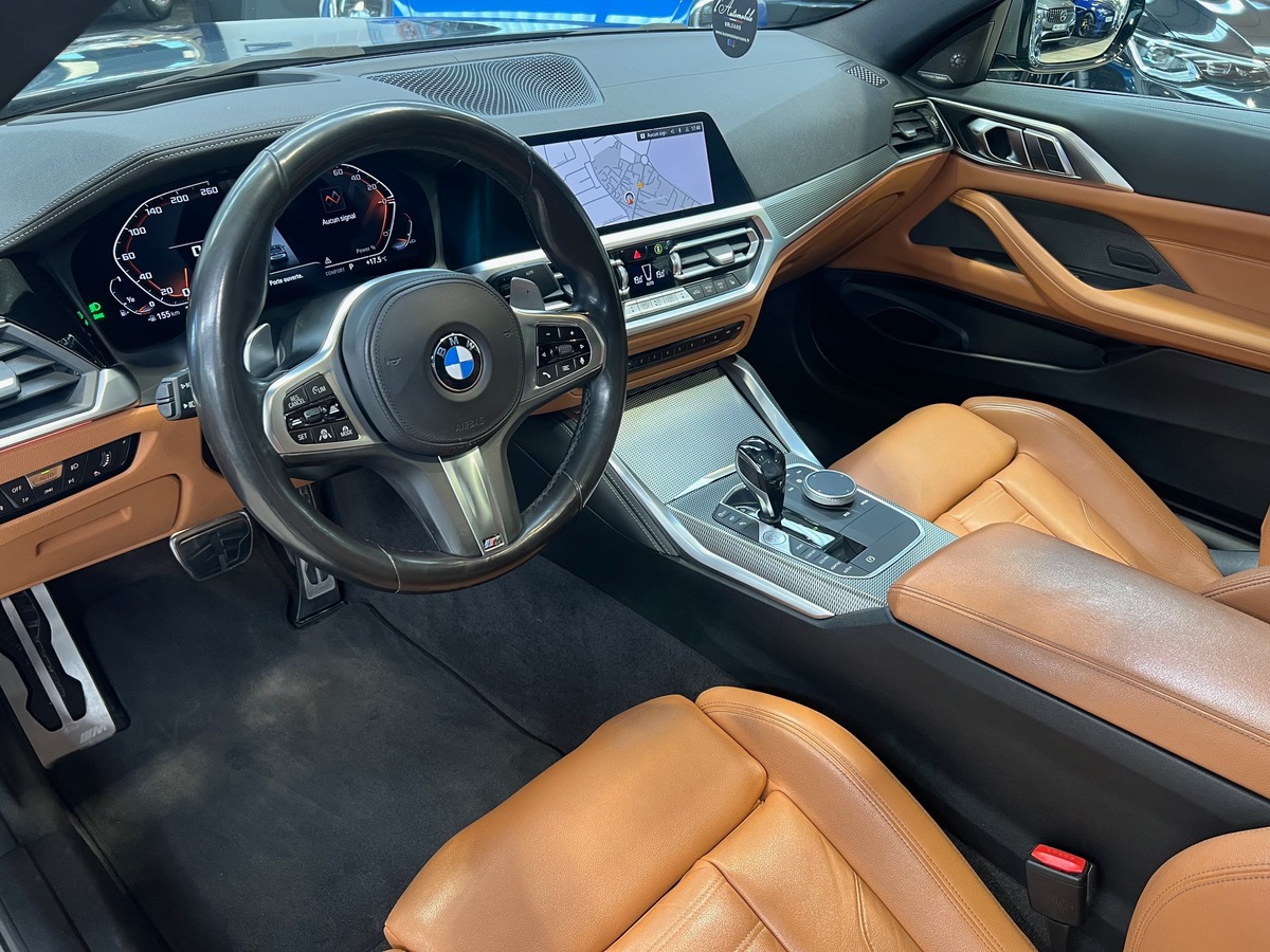 Bmw Série 4 Coupé (G22) M440I XDRIVE 374 BVA8 / Arctic Race Blue/Toit Pano
