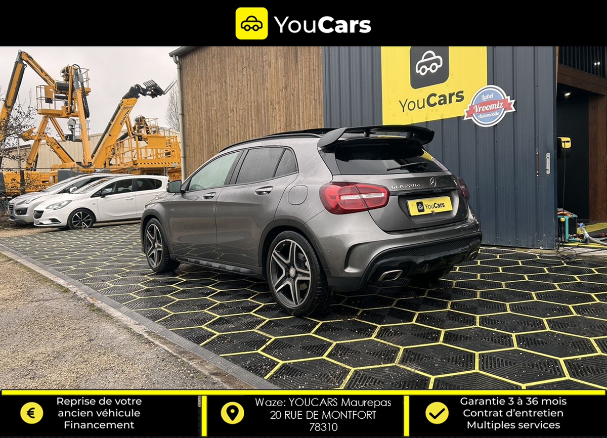 Mercedes-Benz GLA FASCINATION AMG 220 2.1 CDi 7G-DCT 177 cv TOIT OUVRANT - CAMERA DE RECUL