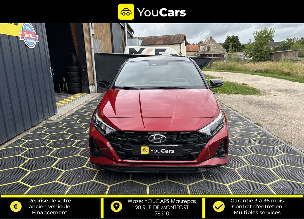 Hyundai i20 III 1.0 T-GDi GPF Mild Hybrid DCT7 100 cv Boîte auto N-LINE ENTRETIEN HYUNDAI