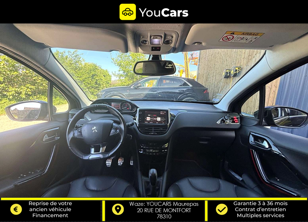 Peugeot 208 GT LINE 5 Portes 1.6 Blue HDi 99 cv RADAR DE RECUL APPLE CARPLAY ENTRETIEN A JOUR