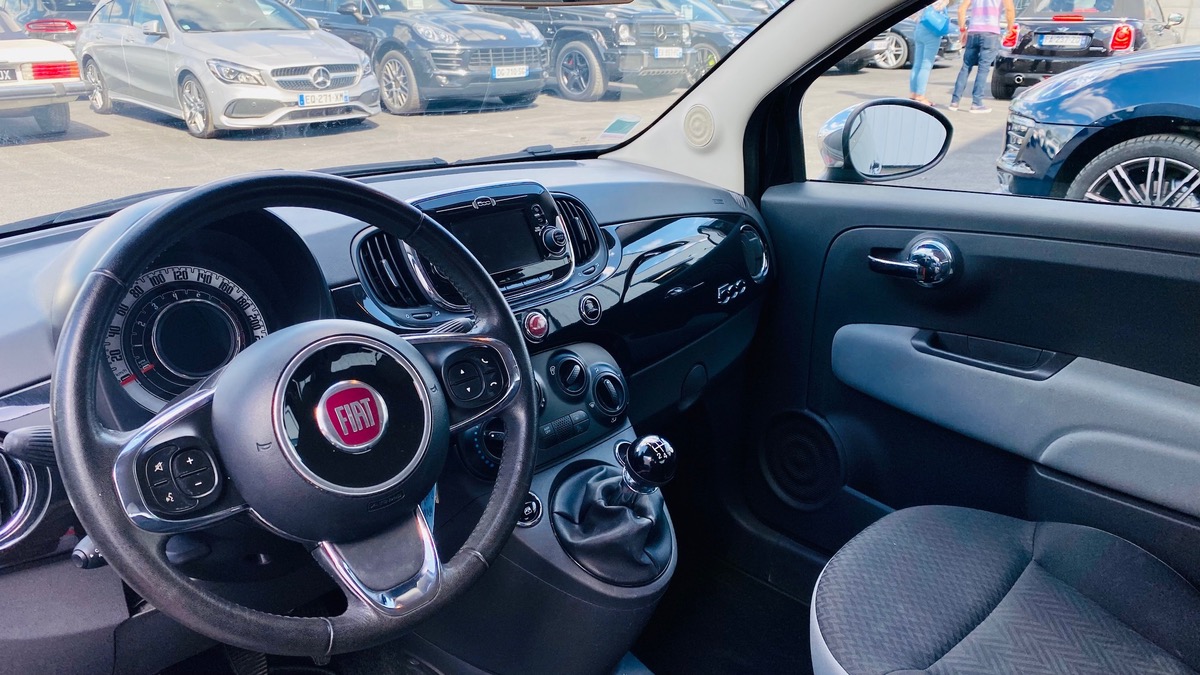 Fiat 500 1.2 8V 69 CH POPSTAR 1ERE MAIN FR