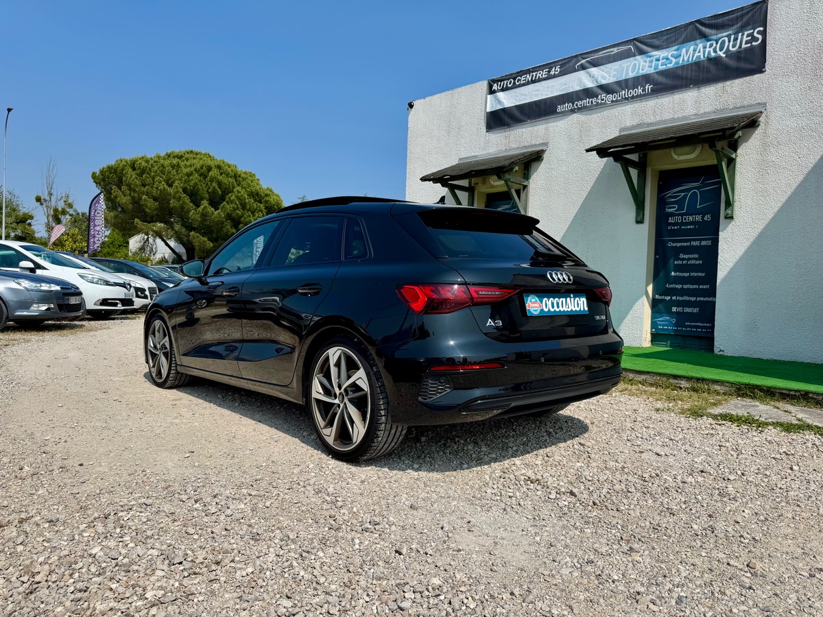 Audi A3 SPORTBACK 35 TDI 150 CV  S-TRONIC 7 / TOIT OUVRANT/ CAR PLAY / CAMÉRA / FULL CUIR / MÉPLAT