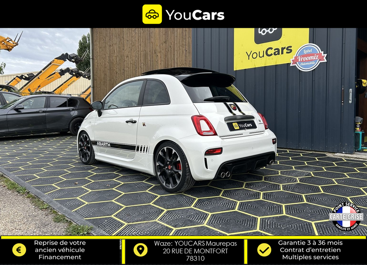 Fiat 500 Abarth 595 COMPETIZIONE MCA 1.4 TB 180 cv TOIT OUVRANT - ENTRETIEN FIAT - CARPLAY