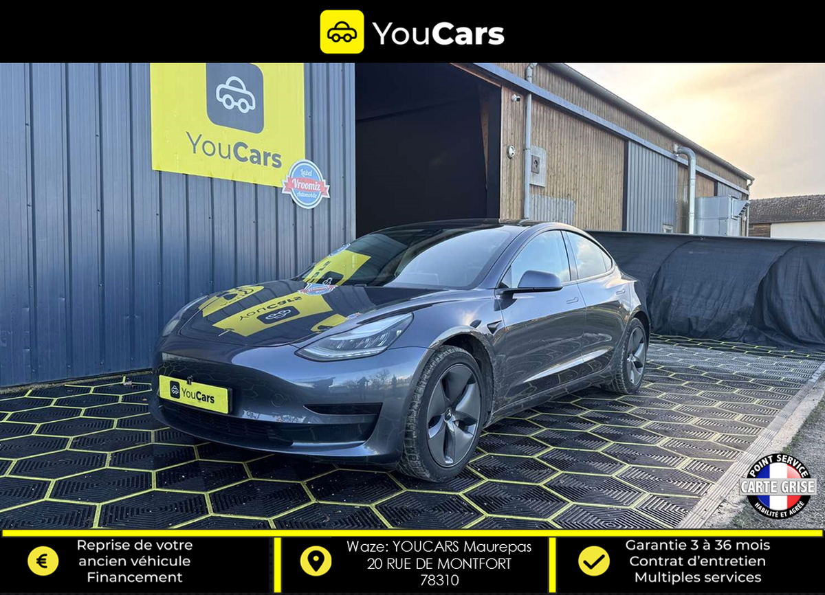 Tesla Model 3 Standart + 325 cv AUTOPILOT TOI PANORAMIQUE PREMIERE MAIN