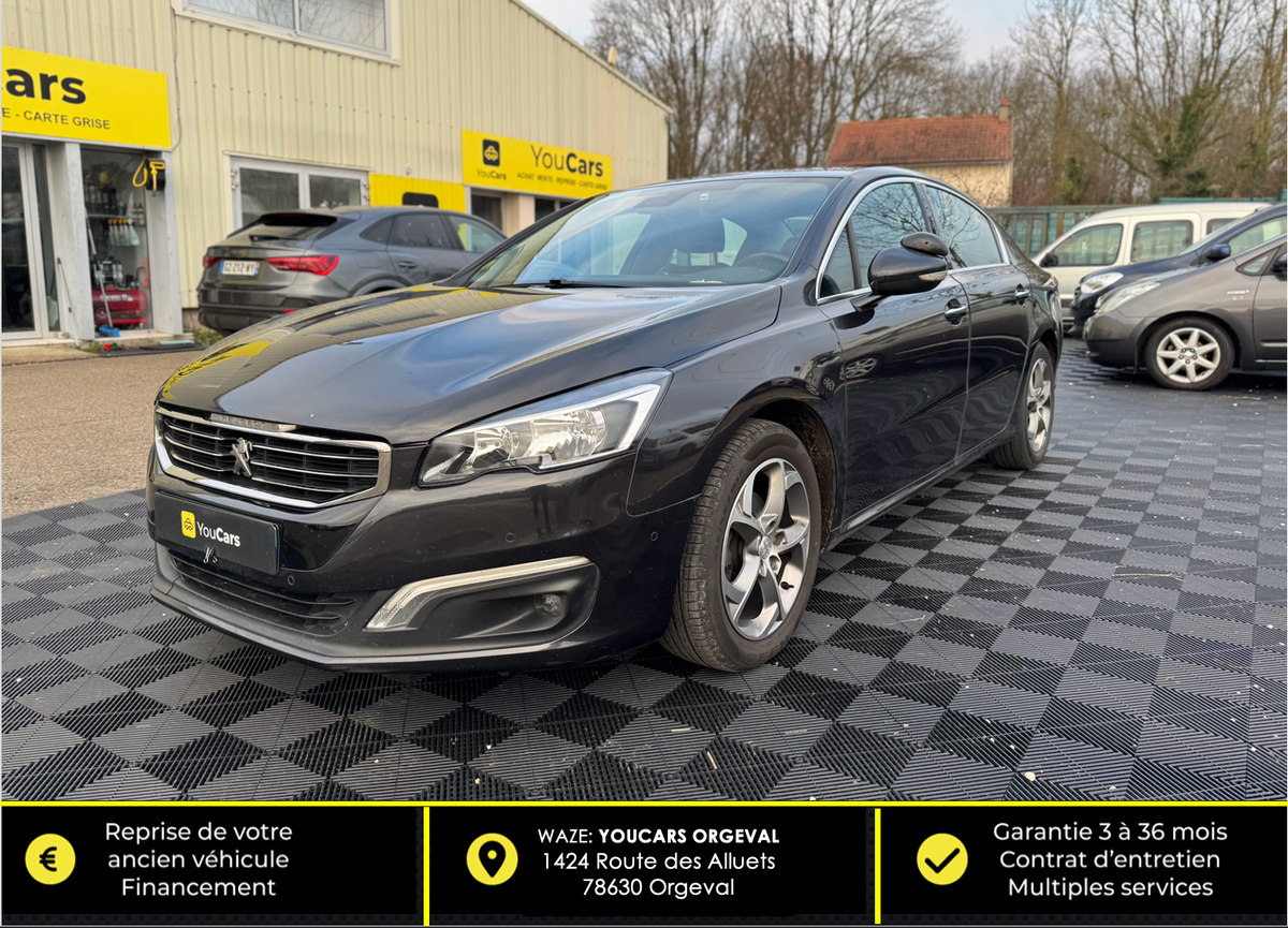 Peugeot 508 Phase 2 1.6 e-HDI EAT6 120 cv  CARPLAY - SIEGES ELECTRIQUES - AFFICHAGE TETE HAUTE