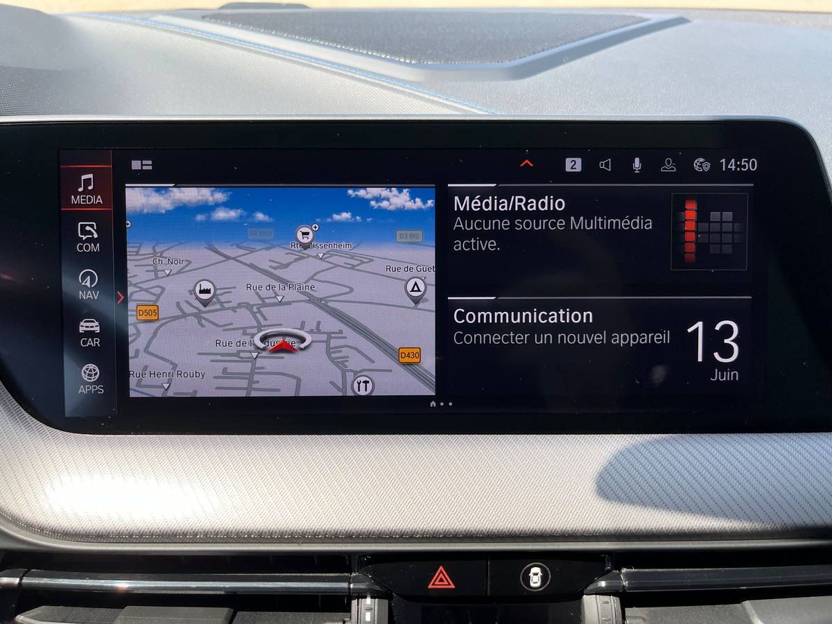 Bmw Série 1 116d, PACK M SPORT, VIRTUAL COCKPIT, CARPLAY SANS FIL, ECLAIRAGE D'AMBIANCE