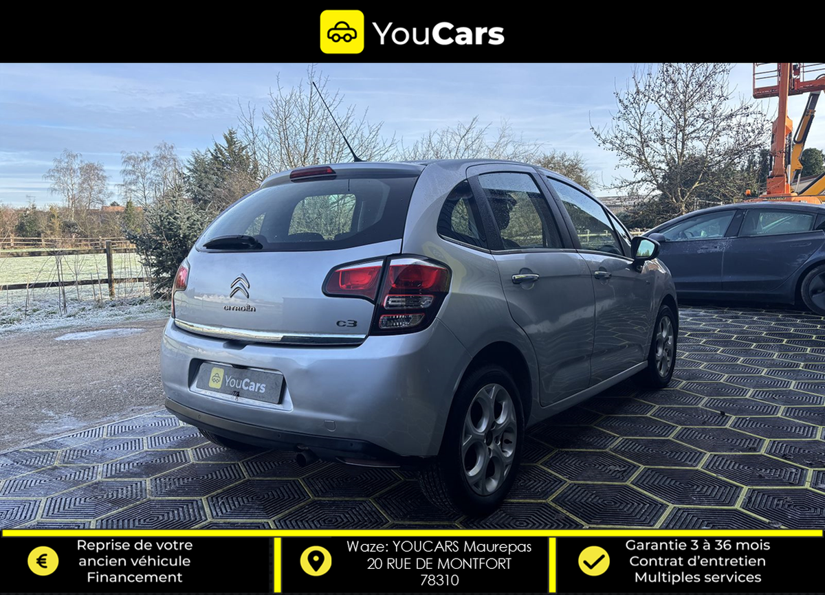 Citroën C3 1.6 VTi 16V Airdream 120 cv Boîte auto IDEAL JEUNE PERMIS CAMERA DE RECUL